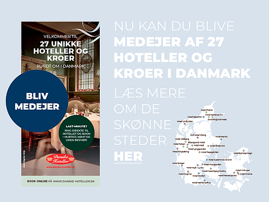 Se de skønne hoteller og kroer under Danske Hoteller A/S
