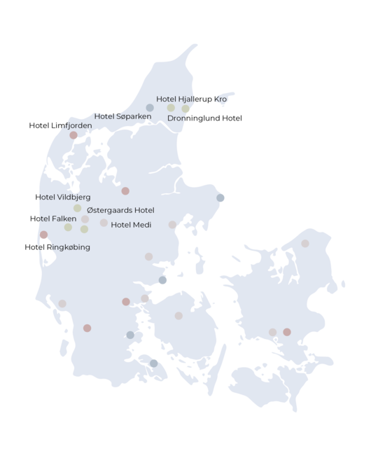 Danmarkskort årstidensophold